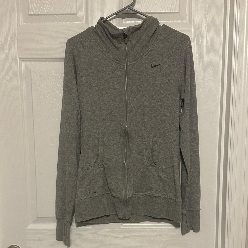 Nike Women's Heather Gray Hoodie Jacket